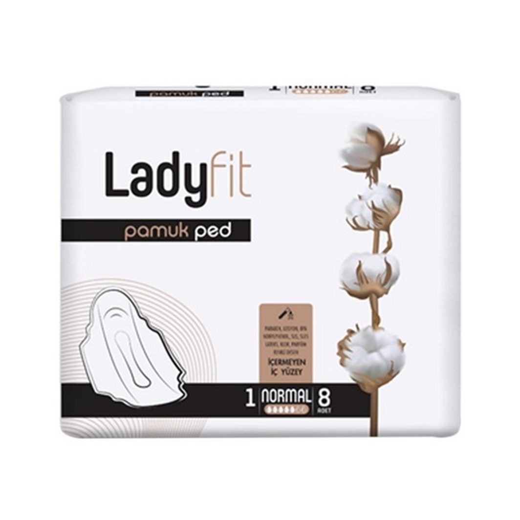 LadyFit Pamuk Ped Normal No: 1-8 X 4 Adet